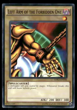 Left Arm of the Forbidden One LDK2-ENY06 Legendary Decks II - Image 1