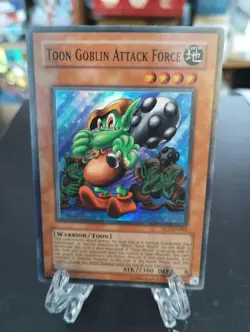 Toon Goblin Attack Force DL7-EN001 Unlimited Super Rare LP - Image 1