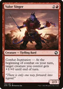 (2x) FOIL VALOR SINGER -Forgotten Realms - MTG Magic the Gathering Card - Image 1