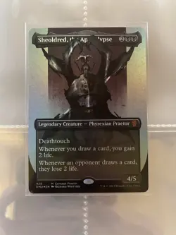 Sheoldred the Apocalypse Mythic Rare Foil Card, MTG Magic the Gathering - Image 1