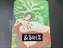 Dragon ball Android 18 Kale and Caulifla Halloween Waifu Card - Image 2