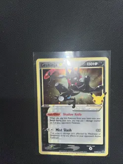 Greninja Gold Star SWSH144 Black Star Promo Holo Celebrations Pokemon Card NM - Image 2