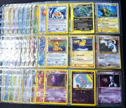 Lot of 90 ALL HOLO Vintage Pokemon Card Binder Collection - Image 1