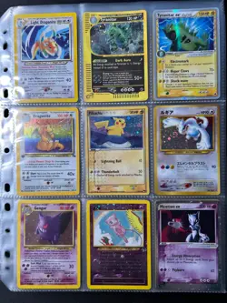 Lot of 90 ALL HOLO Vintage Pokemon Card Binder Collection - Image 2