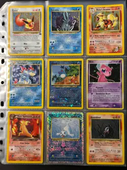 Lot of 90 ALL HOLO Vintage Pokemon Card Binder Collection - Image 4