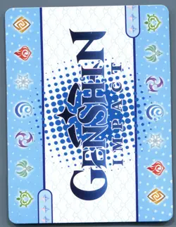 Genshin Impact Venti GS2M02-PR-14 Promo Card Textured Holo Foil Little Frog - Image 2