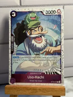 Uso-Hachi ST18-001 Holo Pirate Foil Premium Collection PRB02 One Piece Card Game - Image 1