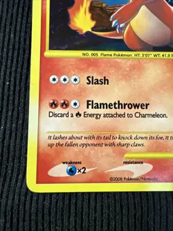 Pokemon TCG Charmeleon 102/100 Stormfront Secret Rare Holo Card - Image 5
