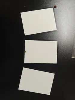 MTG - Blank Card Misprint with Rare Stamp (NM) Magic The Gathering - Image 1