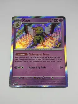 Xatu 152/091 Pokemon Card TCG Sv: Paldean Fates Holo Shiny Rare M/NM - Image 1