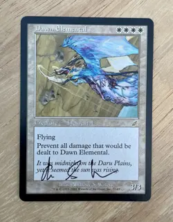 VTG 2003 MTG Card Dawn Elemental Creature Wizards Of The Coast 7/14 Waters Sign - Image 1