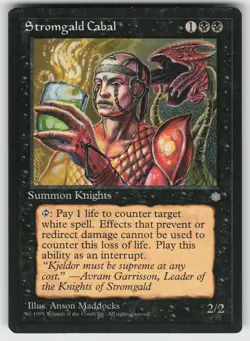 Stromgald Cabal R Ice Age MTG - Image 1