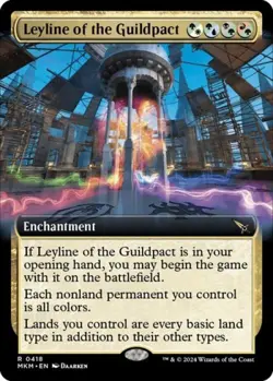 MTG English Leyline of the Guildpact (Extended Art) NM Normal - Image 1