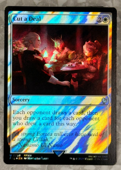 Cut a Deal Surge Foil 238 U MTG Final Fantasy FIC NM X1 - Image 1