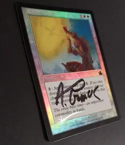 MTG - Magic: The Gathering - Rhystic Circle - Prophecy PCY (LP) (FOIL) (SIGNED) - Image 3