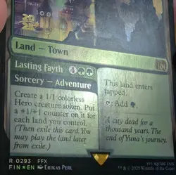 Zanarkand, Ancient Metropolis - Prerelease Foil Stamped Promo- Final Fantasy MTG - Image 4
