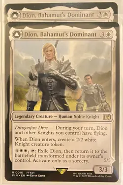 MTG Final Fantasy FIN -Mono White Token Control Deck - Dion + Venat - Image 2