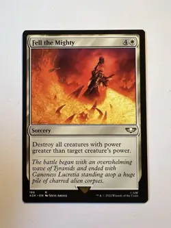 Fell the Mighty - MTG 40k Universes Beyond: Warhammer 40,000 - NM - Image 1