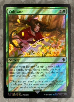 Cultivate Surge Foil 300 C MTG Final Fantasy FIC NM X1 - Image 1