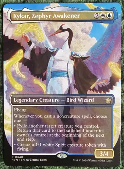✨Kykar, Zephyr Awakener✨ MTG | Foundations | Borderless | R 0348 - Image 1