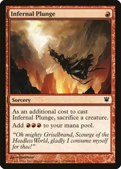 1x - Infernal Plunge - #148 - Innistrad - CUC NM MTG - Image 1