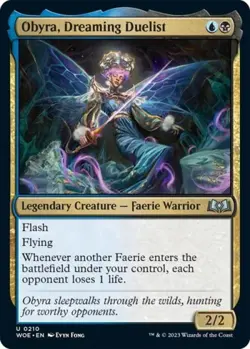 Obyra, Dreaming Duelist -Foil Near Mint MTG Wilds of Eldraine - Image 1