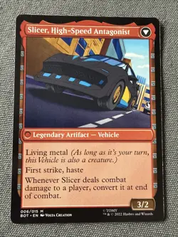 MTG Slicer, Hired Muscle Slicer, High-Speed Antagonist Transformers 006/015... - Image 2
