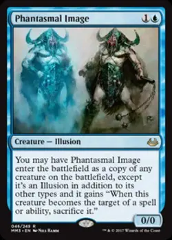 MTG English Phantasmal Image NM Foil Modern Masters 2017 - Image 1