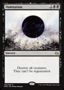 MTG English Damnation NM Foil Modern Masters 2017 - Image 1