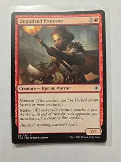 Deputized Protester - Conspiracy: Take the Crown - LP - MTG Magic - Creature - Image 1