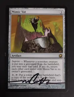 MTG - Magic: The Gathering - Mimic Vat- Scars Of Mirrodin SOM (LP) (SIGNED) - Image 1