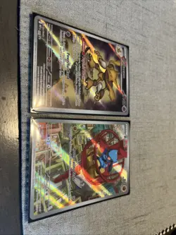 Pokemon TCG: Mega Evolution Pokemon Center ETB Promos ( Alakazam & Riolu) SEALED - Image 3