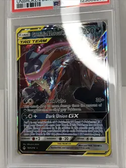 2019 Pokemon Sun & Moon Unbroken Bond Greninja & Zoroark GX Tag Team PSA 10 - Image 2