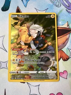 Pokemon TCG Pikachu SWSH11: Lost Origin Trainer Gallery TG05/TG30 Ultra Rare - Image 1