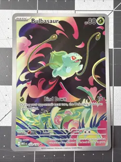 Bulbasaur Mega Evolution 133/132 Non-Stamped Pokemon English NM - Image 1