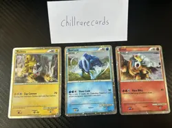 Pokemon Holo Promo Shiny Raikou, Entei, Suicune HGSS19, HGSS20, HGSS21 MP - Image 1