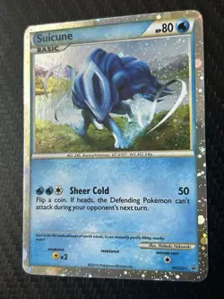 Pokemon Holo Promo Shiny Raikou, Entei, Suicune HGSS19, HGSS20, HGSS21 MP - Image 4