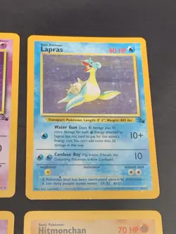 Vintage Holo Rare Pokemon Cards WOTC 1999 Base Set, Fossil, Jungle, Neo Genesis - Image 4