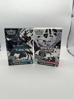 (EMPTY) Opened SV: Black Bolt & White Flare Booster Box’s Pokemon TCG - Image 1