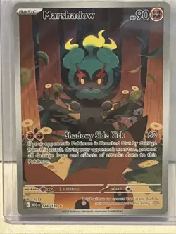 Pokemon TCG Mega Evolution Marshadow 146/132 Illustration Rare - Image 2