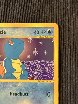 Pokemon Expedition Squirtle 132/165 (Base/LP) - Image 3