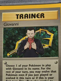 2000 Pokemon Gym Challenge Holo Giovanni #18 PSA 9 MINT - Image 2
