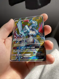Pokemon White Kyurem GX Full Art Holo Black Star Promo SM141 - Image 2