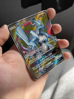 Pokemon White Kyurem GX Full Art Holo Black Star Promo SM141 - Image 3