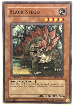 YuGiOh! - Black Stego - SD09-EN013 - 1st Edition - Common - Image 1