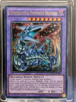 Chimeratech Fortress Dragon DUSA-EN065 1st Edition LP/NM Yugioh Cards - Image 1