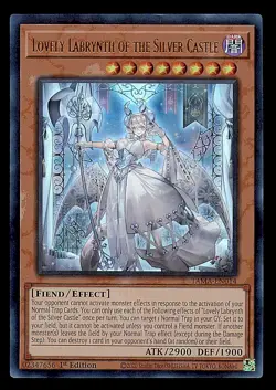 Yugioh Lovely Labrynth of the Silver Castle TAMA-EN014 Ultra Rare 1st Edition NM - Image 1