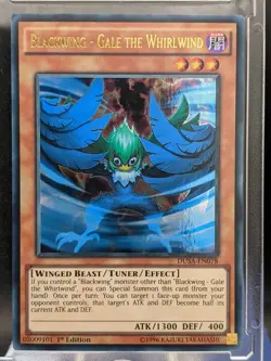 Blackwing - Gale The Whirlwind DUSA-EN078 1st Edition LP/NM Yugioh Cards - Image 1