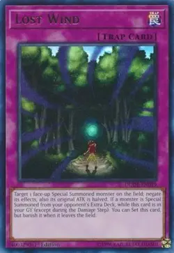 Lost Wind - DUDE-EN049 - Ultra Rare - 1st Edition NM Yugioh Duel Devastator - Image 1
