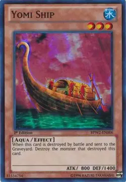 Yomi Ship - BPW2-EN006 - Super Rare - 1st Edition LP Yugioh Battle Pack 2: War o - Image 1